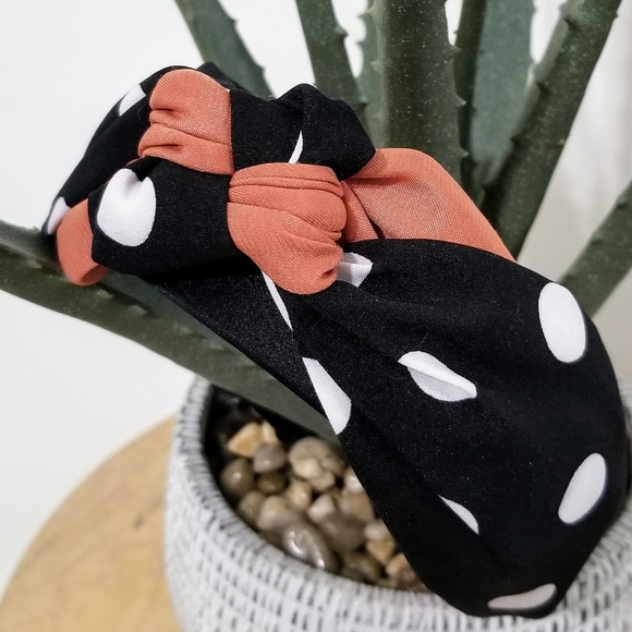 SUNSETS & POLKA DOTS HEADBAND - Picture 5 of 6